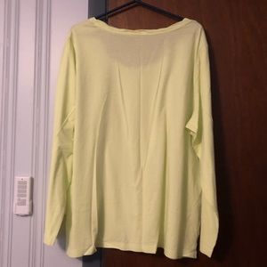Lands' End Tops - Spring green twist accent shirt Lands' End Tops - Spring green twist accent shirt
